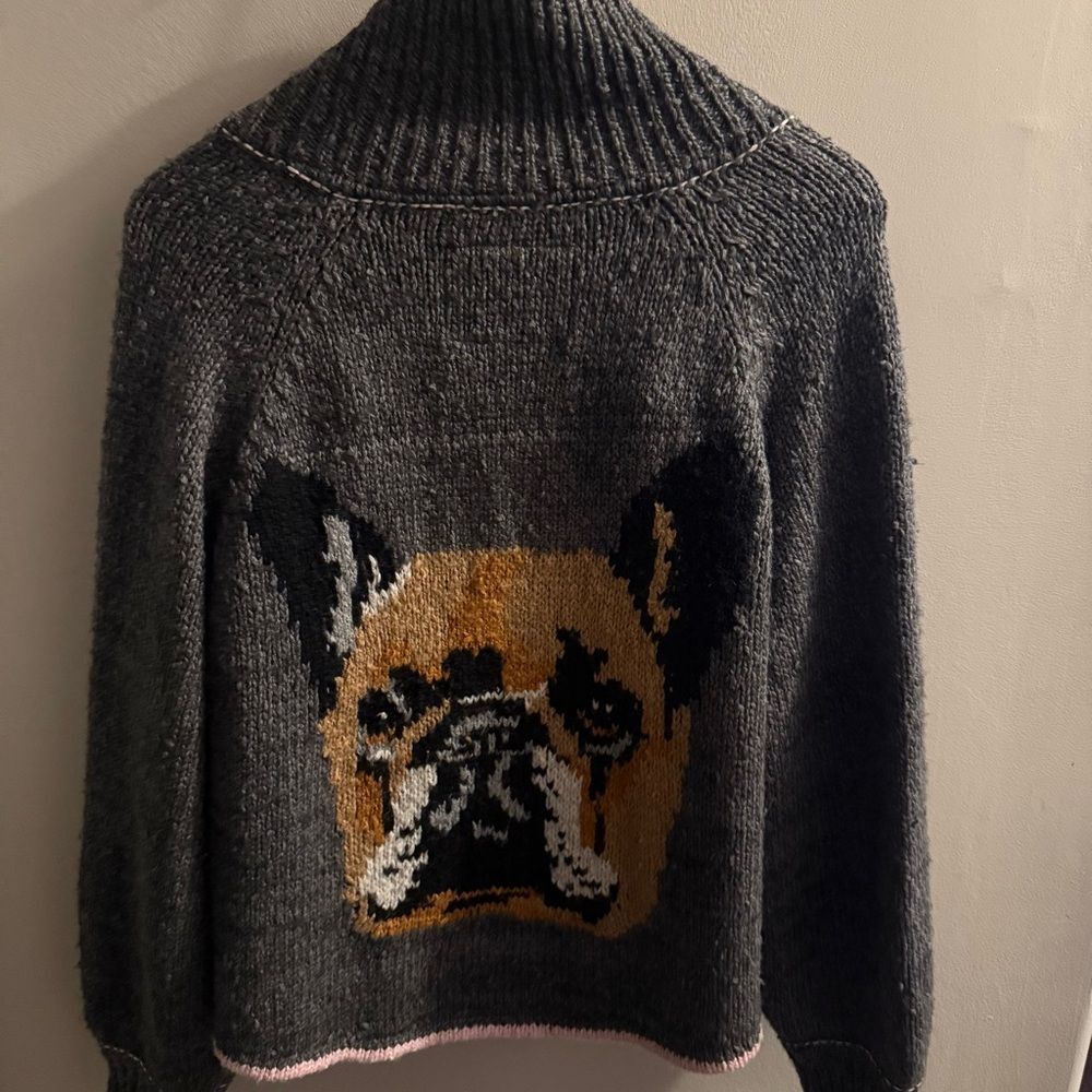 NWT Pilcro The Jesse Dog Icon Cardigan Sweater-SOLD - Picture 8 of 8